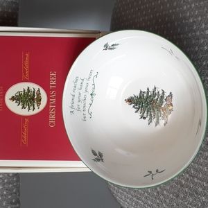 Spode Christmas Tree Revere 6" bowl NIB